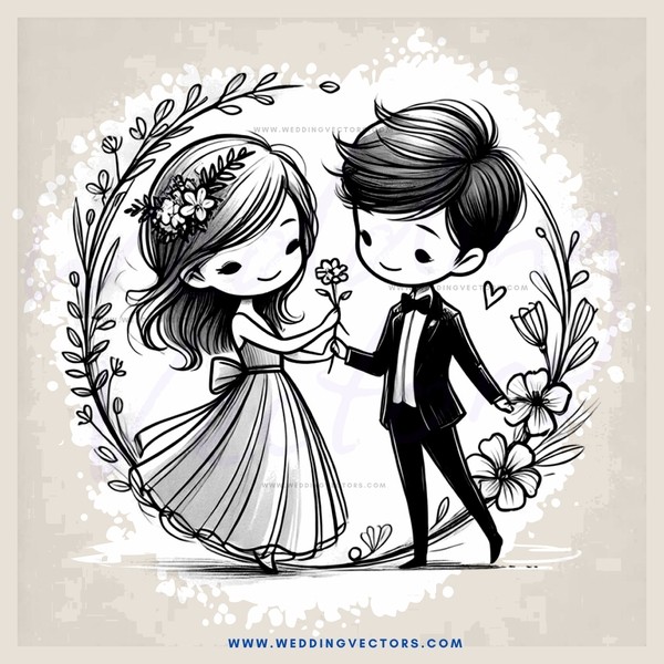 a wedding gift illustration