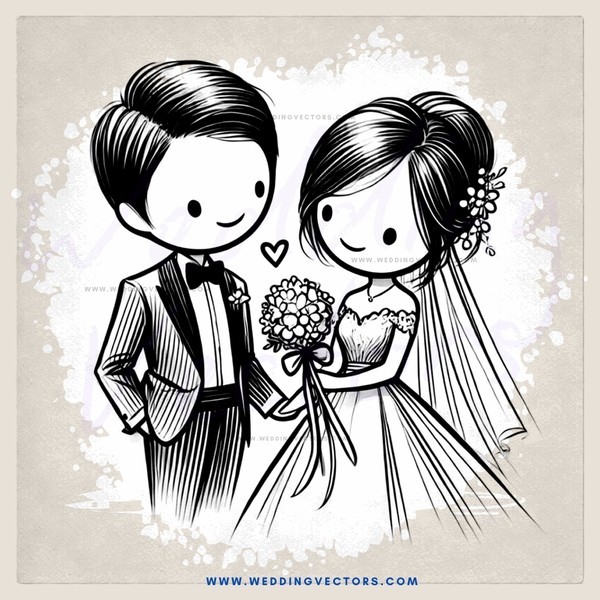man and woman holding flower bouquet