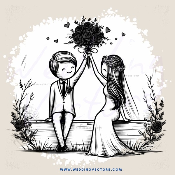 a wedding picture frame