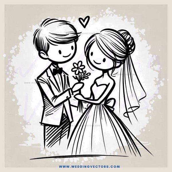 engagement picture of a bride and groom