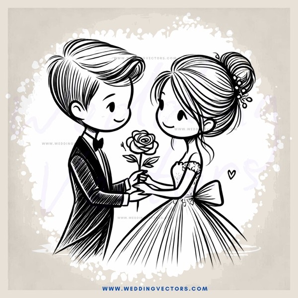 the bride and groom