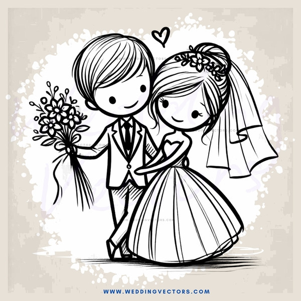wedding couple hugging