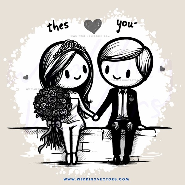 love story in monochrome