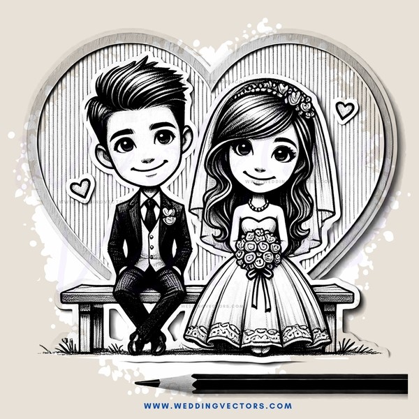 a couple on a bench