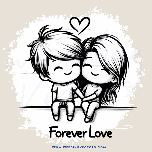 forever love cartoon