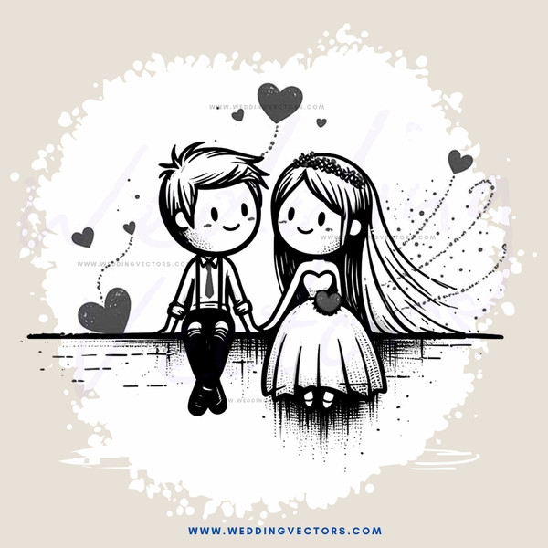 boy and girl sitting together