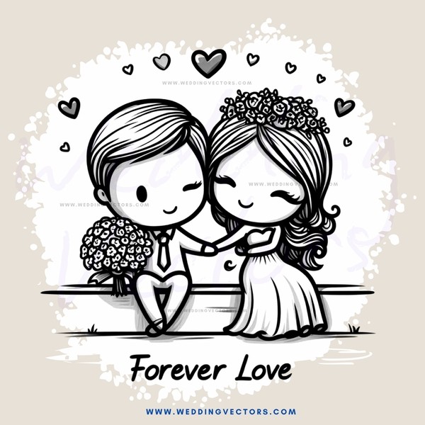 forever love couple's picture frame
