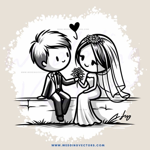 a couple sitting on a wall with an iris flower