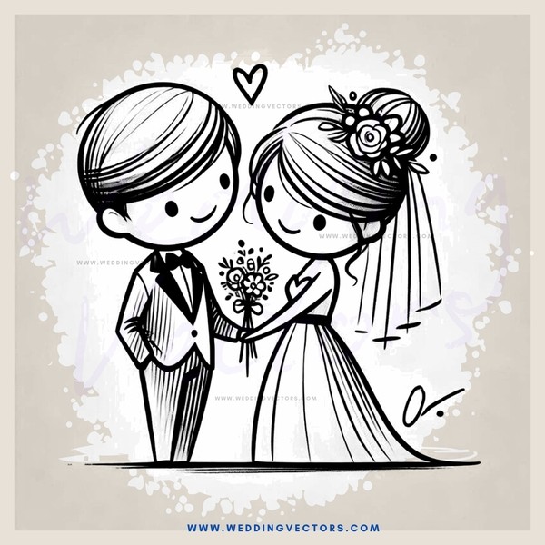 engagement picture of couple with flowers and heart