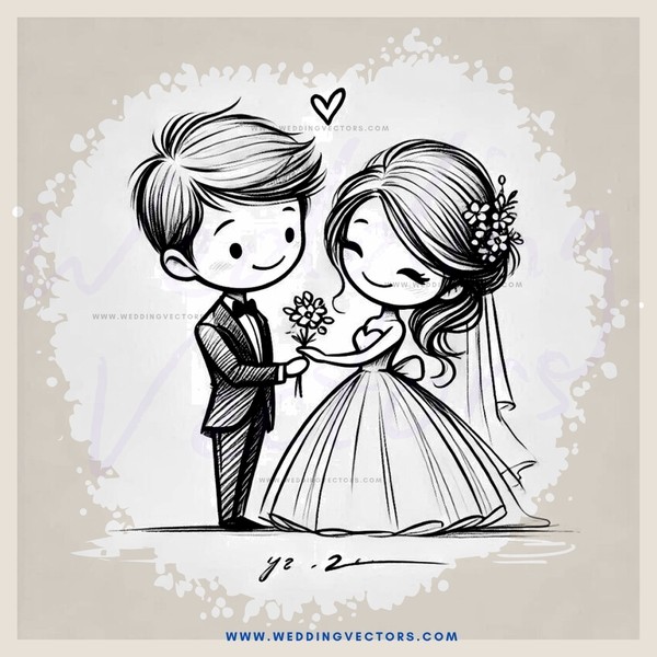 a man and woman hugging at their wedding