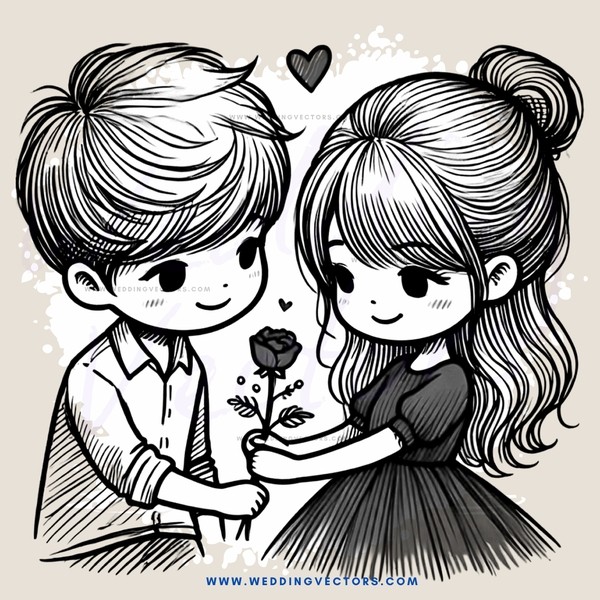 love potion with flowers