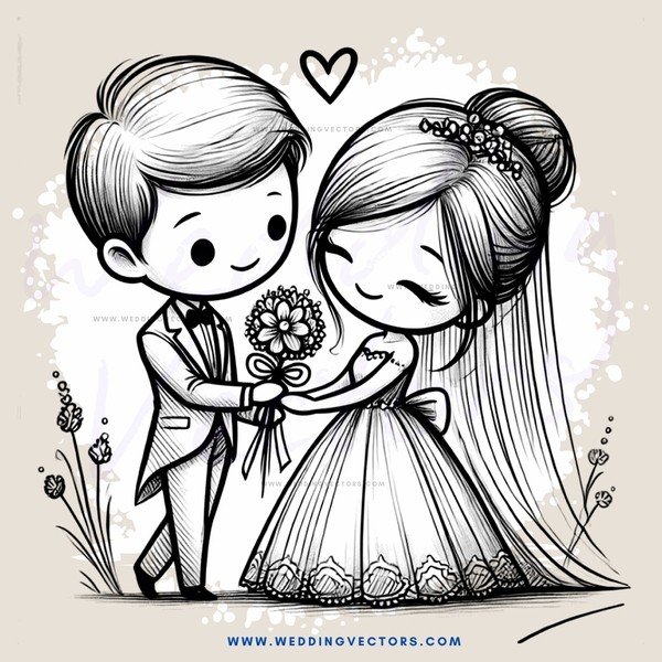 wedding couple embracing