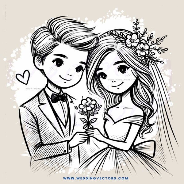 a wedding gift and love kiss