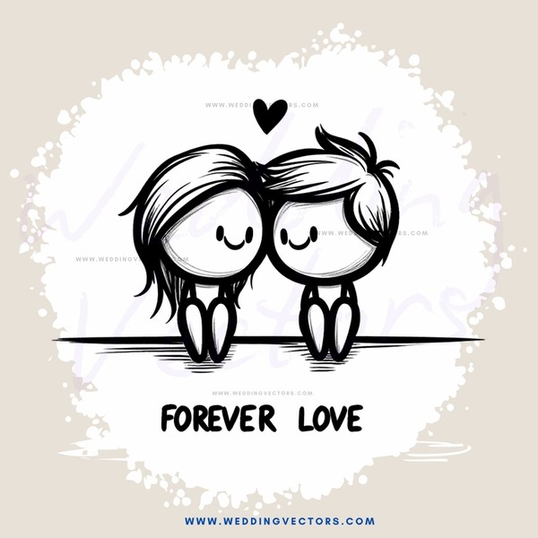 forever love cartoon