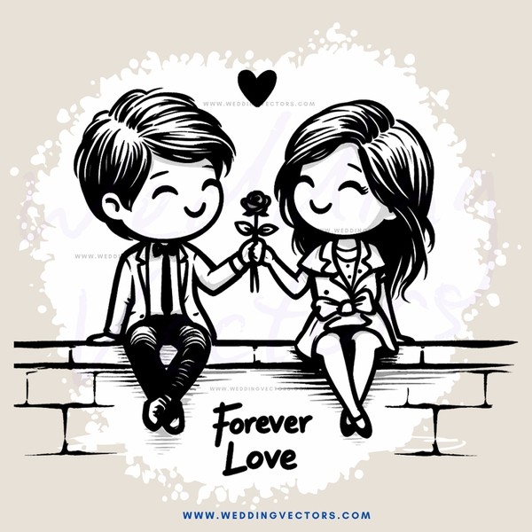 forever love cartoon