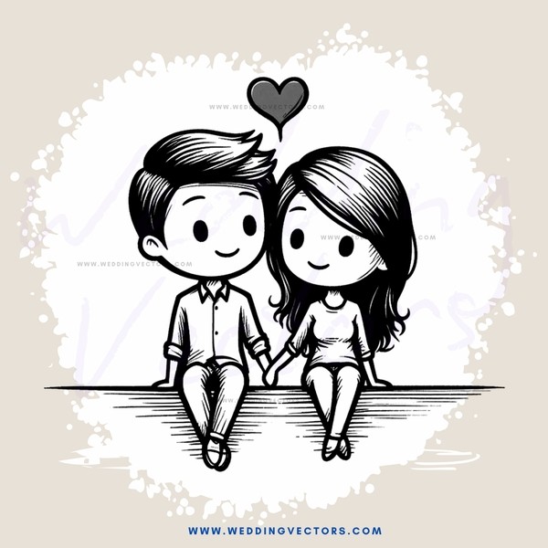 a boy and girl sitting on a bench