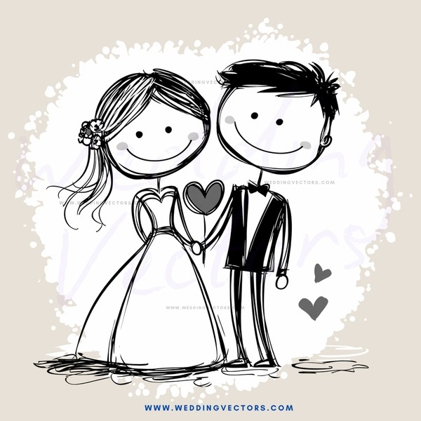 a couple with hearts and flowers on them