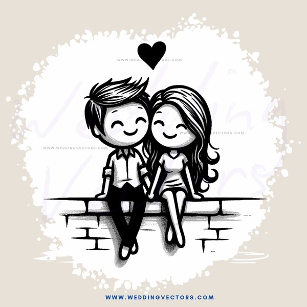 boy and girl sitting together