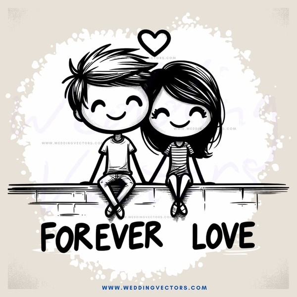 forever love cartoon