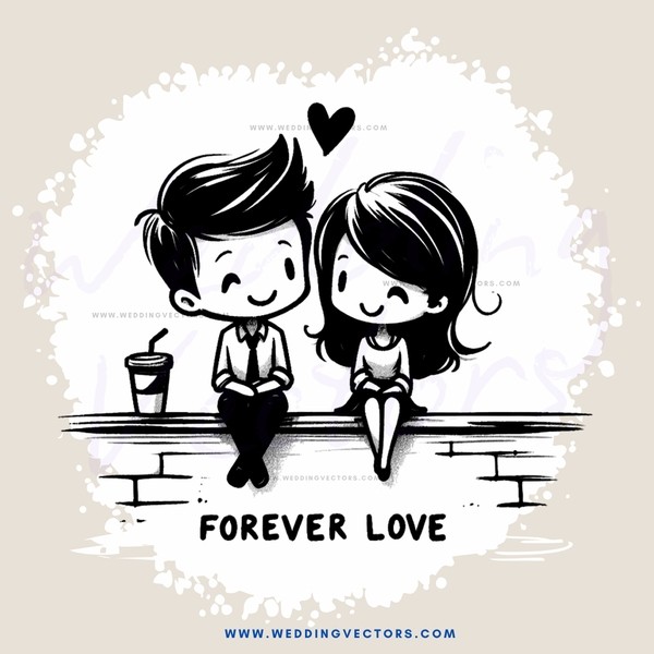 forever love cartoon