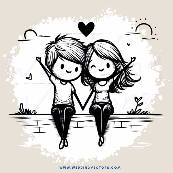 two people hugging on a bench