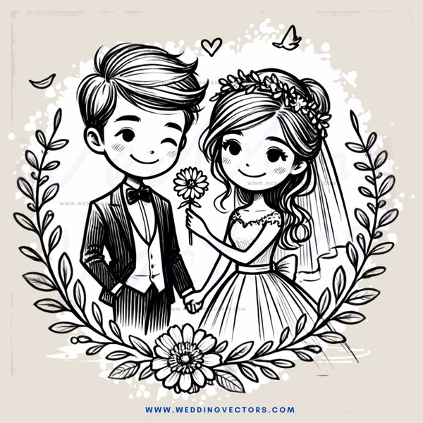 a boy and girl pose for a picture