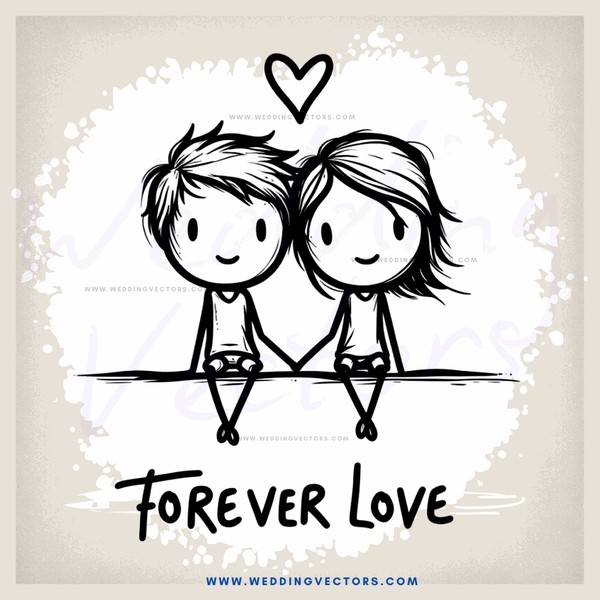 couple embrace for eternity