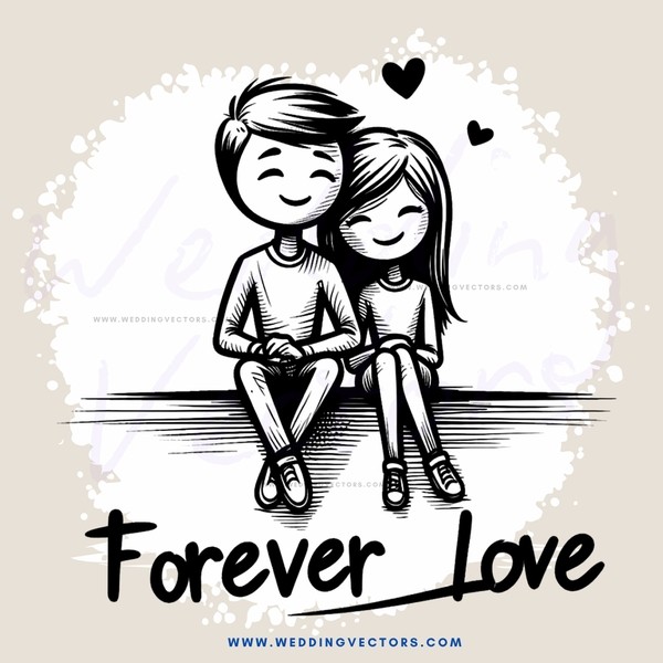 forever love pocket notebook cover or business card holder (forever love)