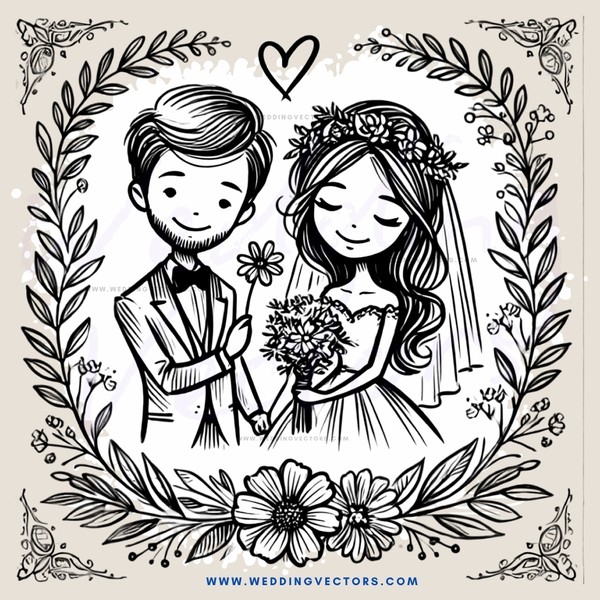 a wedding illustration