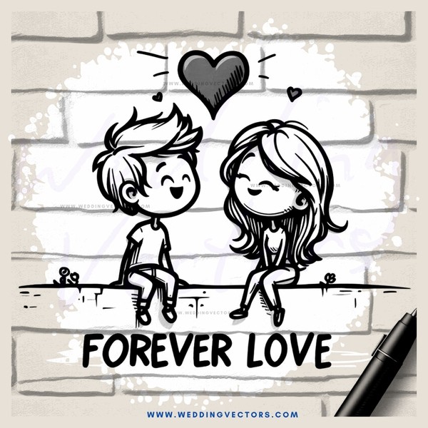 forever love graphic design