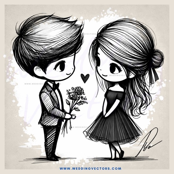 boy and girl drawing