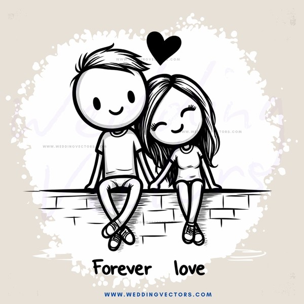 forever love cartoon