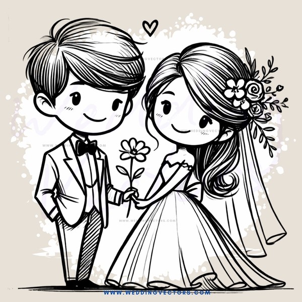 a couple holding hands and flowers in their hair