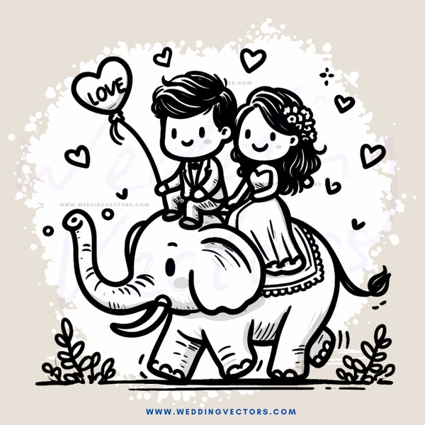 love on an elephant ride
