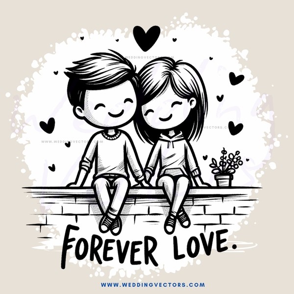 love with forever love written on it