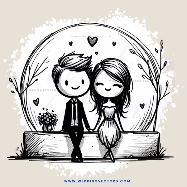 a couple sitting under a tree