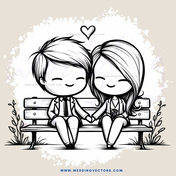 two people sitting on a bench