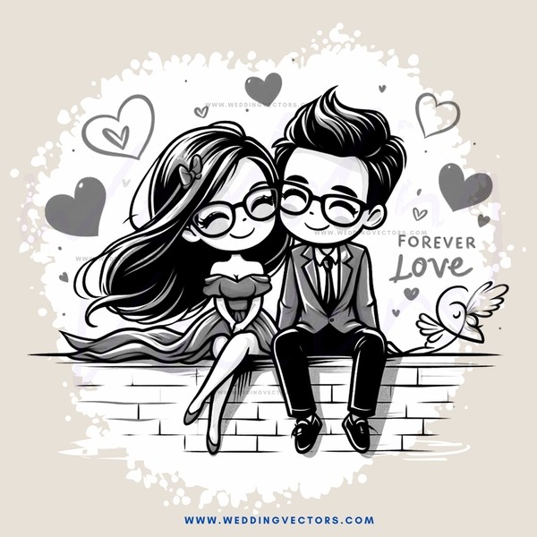 forever love cartoon