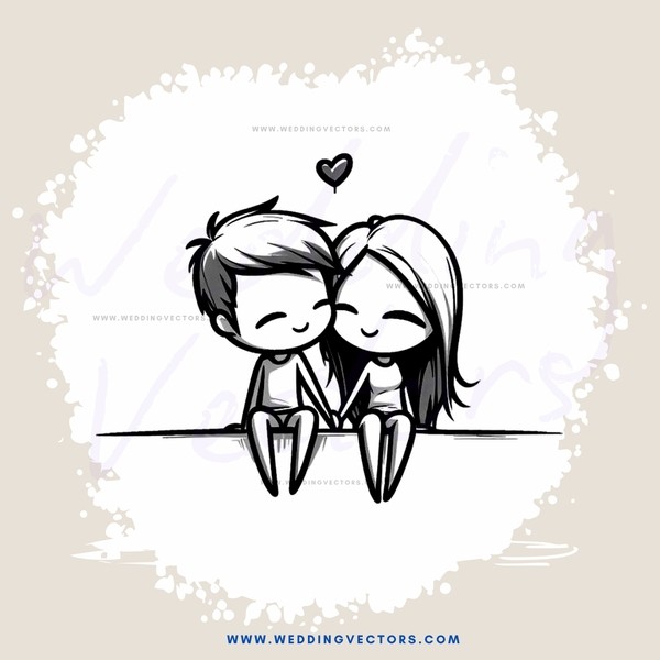 two people sitting next to each other and kissing