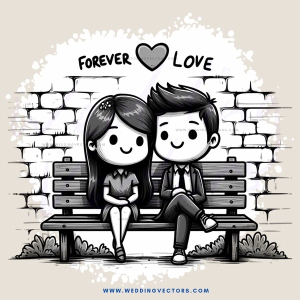forever love (cartoon style)
