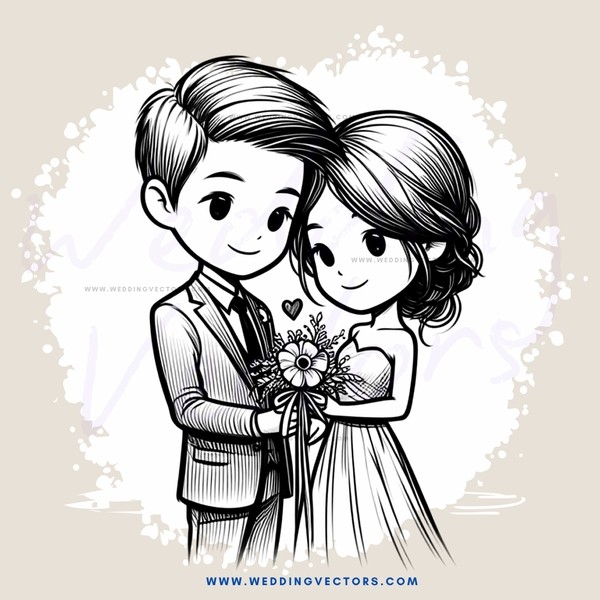 engagement picture in black and white