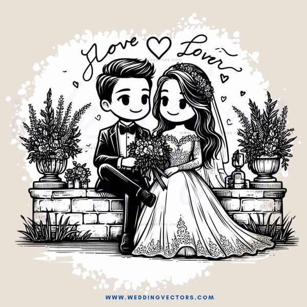 a couple sitting on a stone wall