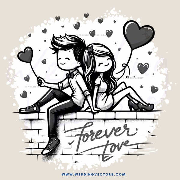forever love cartoon