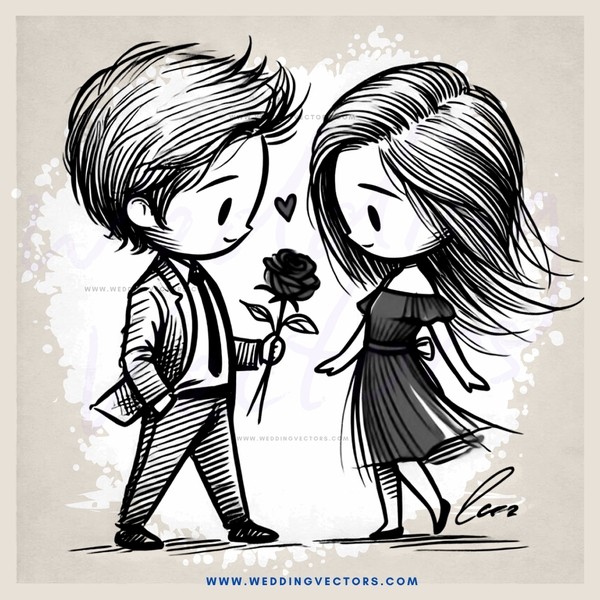 a love story in black and white