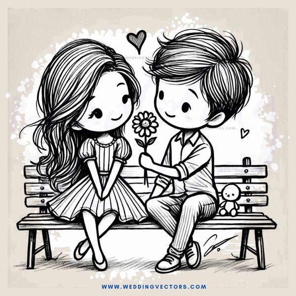 two people sitting on a bench
