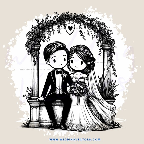 a romantic moment captured in black and white