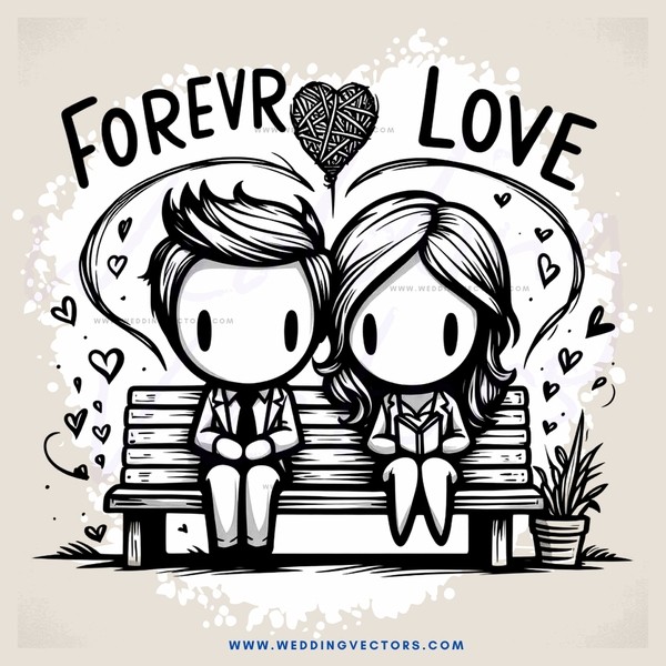 forever love illustrated gift box