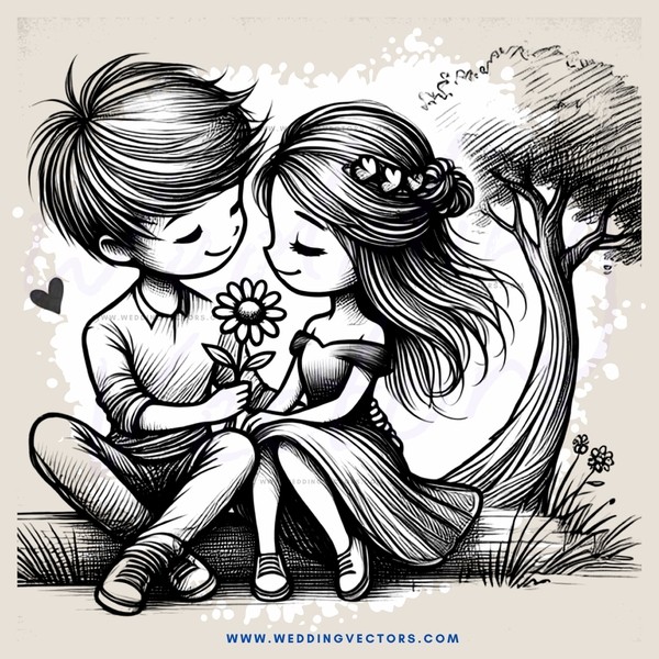 lovers on a rock