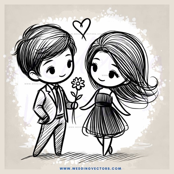 boy and girl standing together