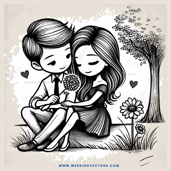 a couple in nature